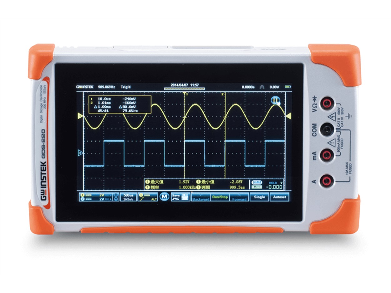 GW Instek GDS-200/300 휴대형 오실로스코프